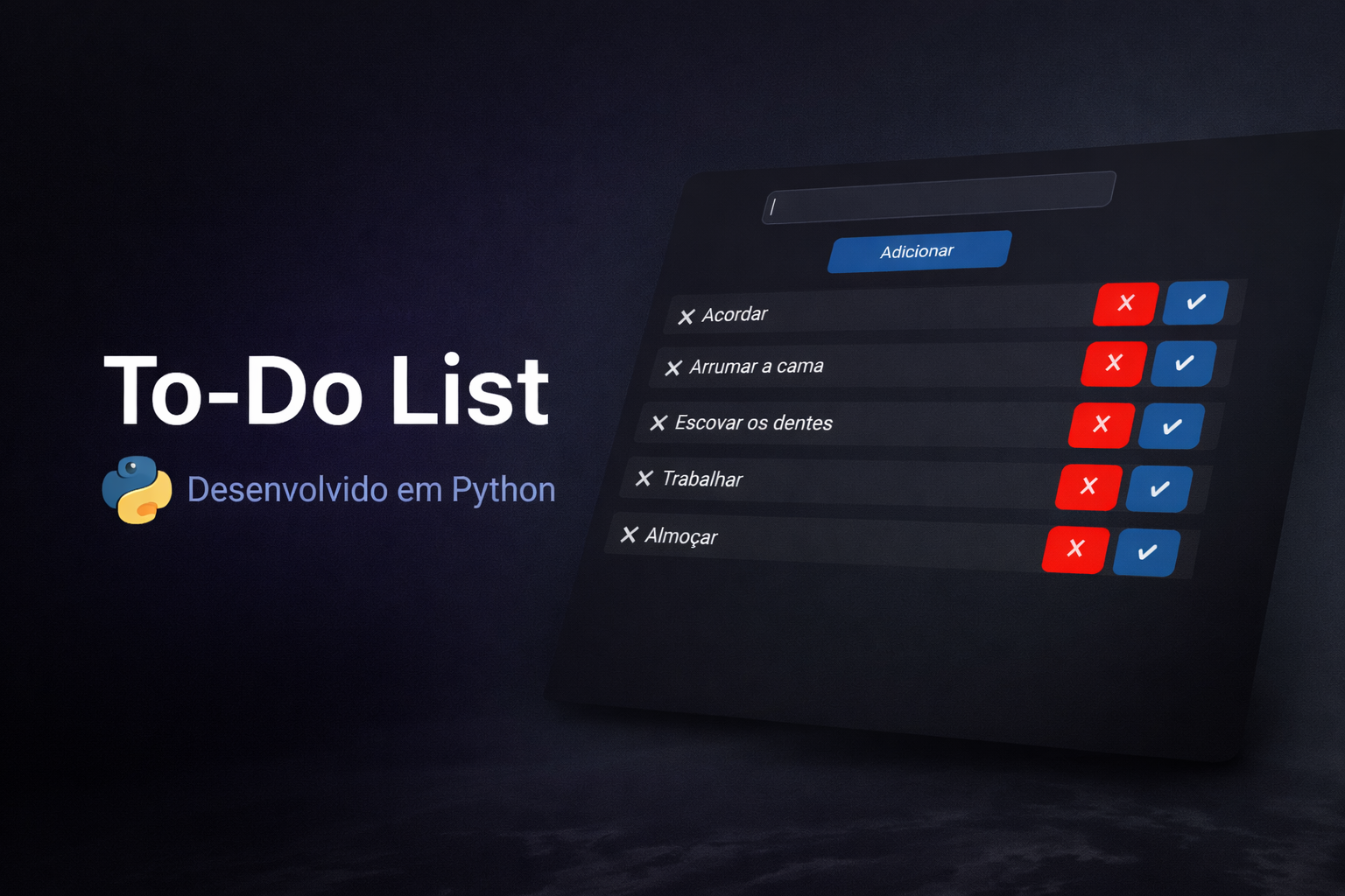 Projeto To-do List Python